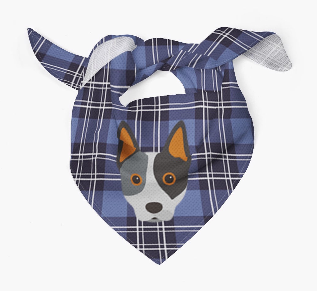Scottish Tartan Pattern - Personalized {breedFullName} Bandana