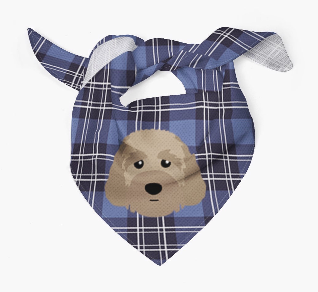 Scottish Tartan Pattern - Personalized {breedFullName} Bandana