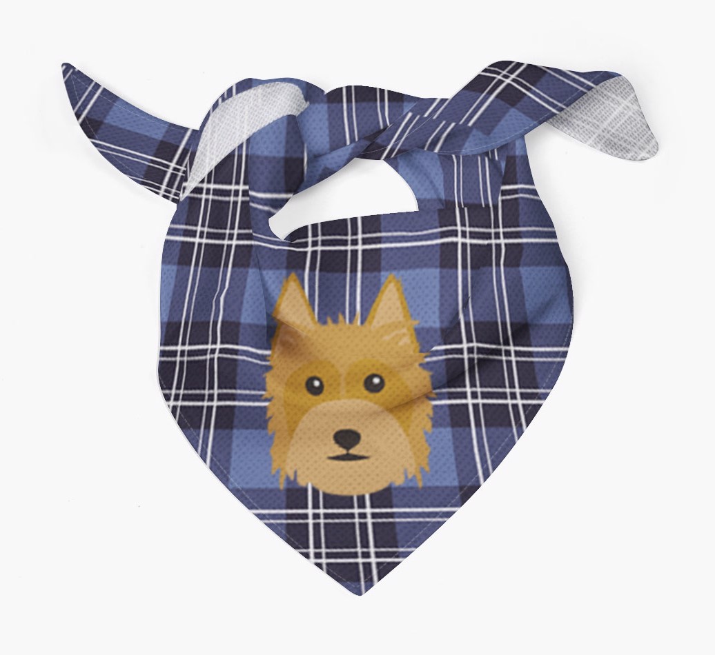 Scottish Tartan Pattern - Personalized {breedFullName} Bandana
