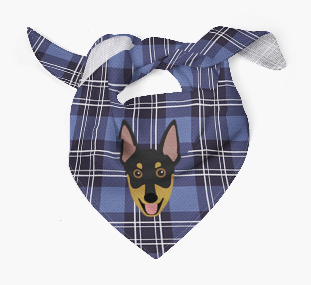 Scottish Tartan Pattern - Personalized {breedFullName} Bandana