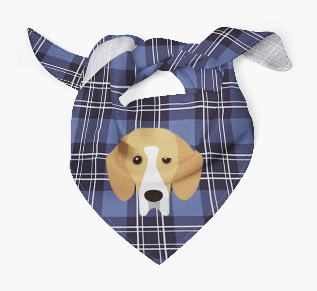 Scottish Tartan Pattern - Personalized {breedFullName} Bandana
