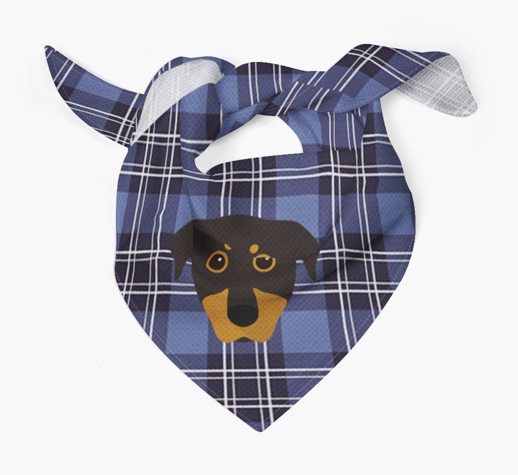 Scottish Tartan Pattern - Personalized {breedFullName} Bandana