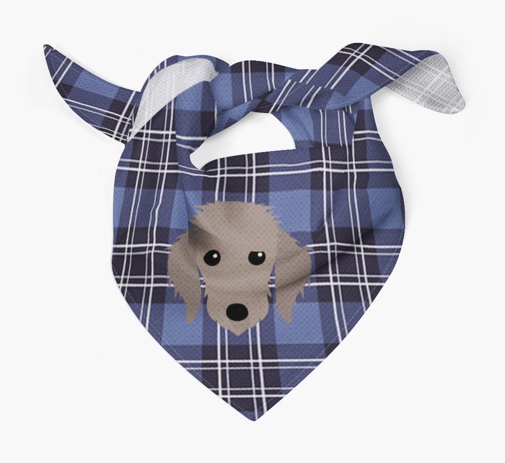 Scottish Tartan Pattern - Personalized {breedFullName} Bandana