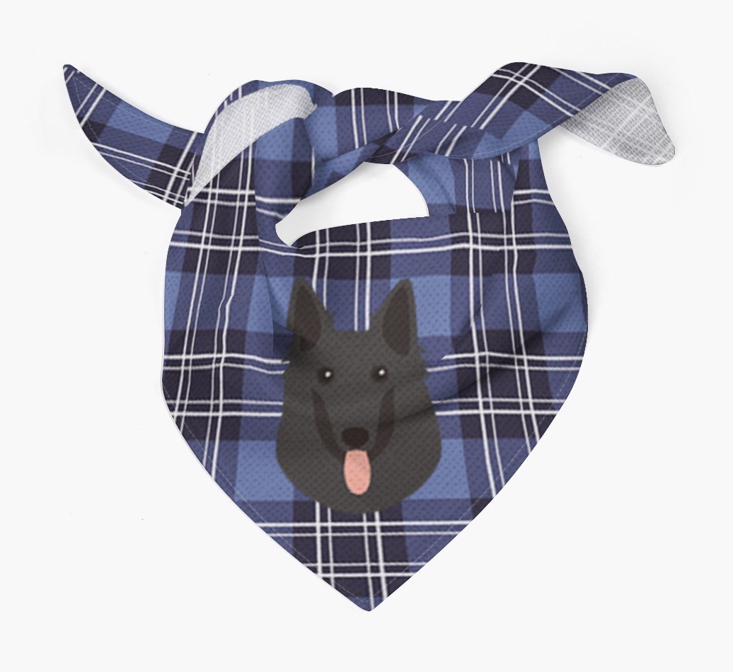 Scottish Tartan Pattern - Personalized {breedFullName} Bandana