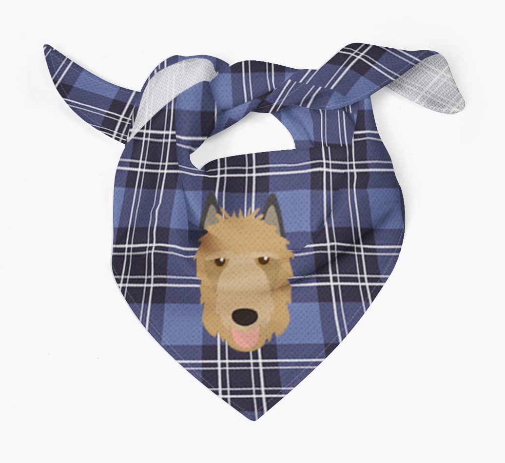 Scottish Tartan Pattern - Personalized {breedFullName} Bandana