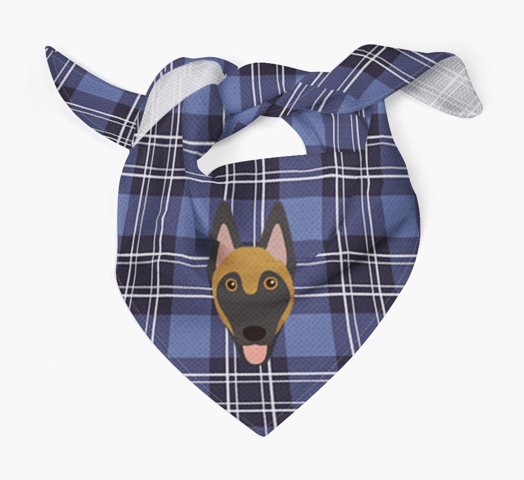 Scottish Tartan Pattern - Personalized {breedFullName} Bandana
