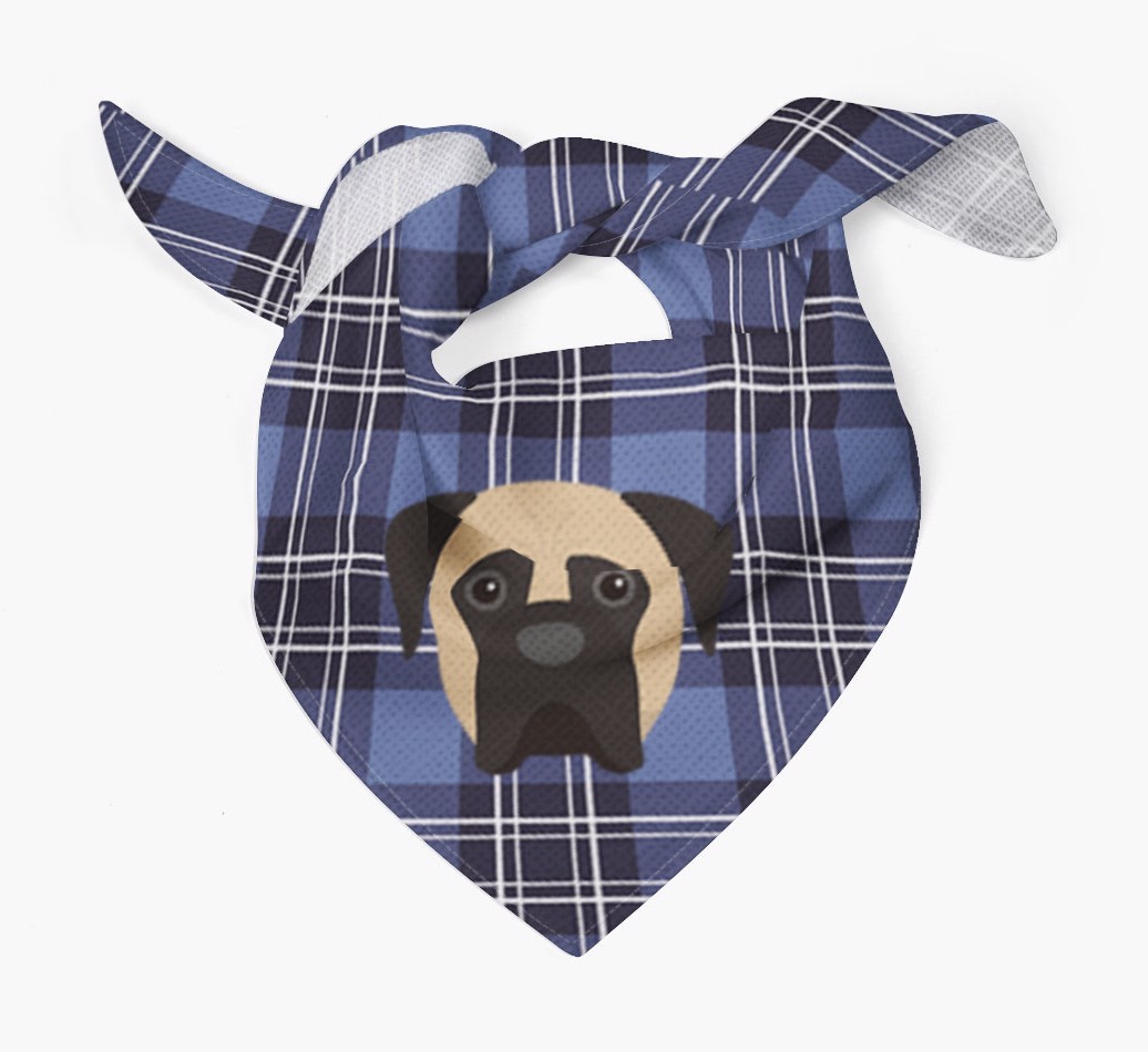 Scottish Tartan Pattern - Personalized {breedFullName} Bandana