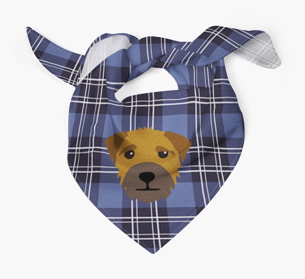 Scottish Tartan Pattern - Personalized {breedFullName} Bandana