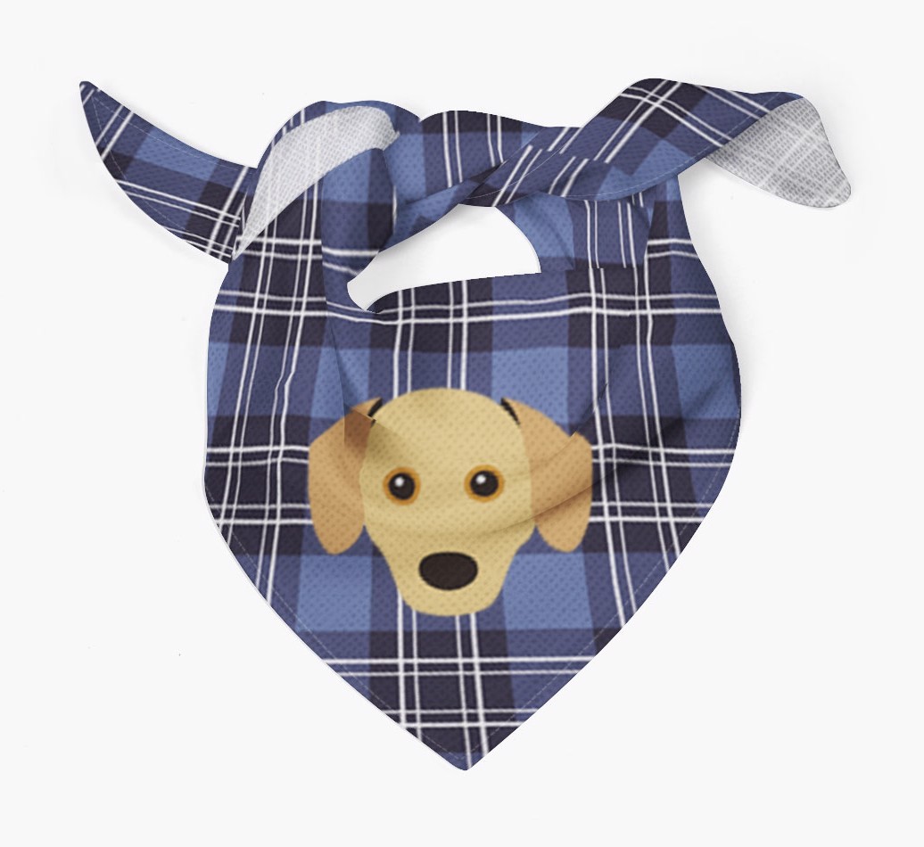 Scottish Tartan Pattern - Personalized {breedFullName} Bandana