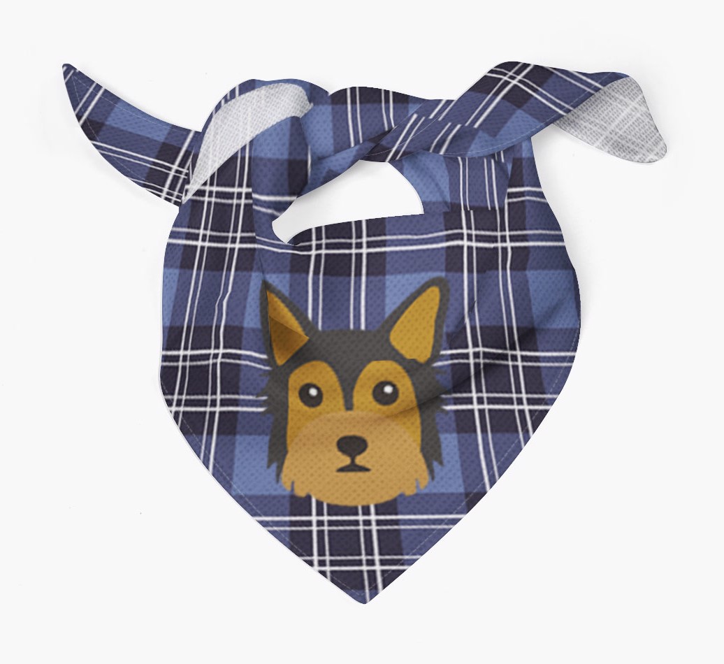 Scottish Tartan Pattern - Personalized {breedFullName} Bandana