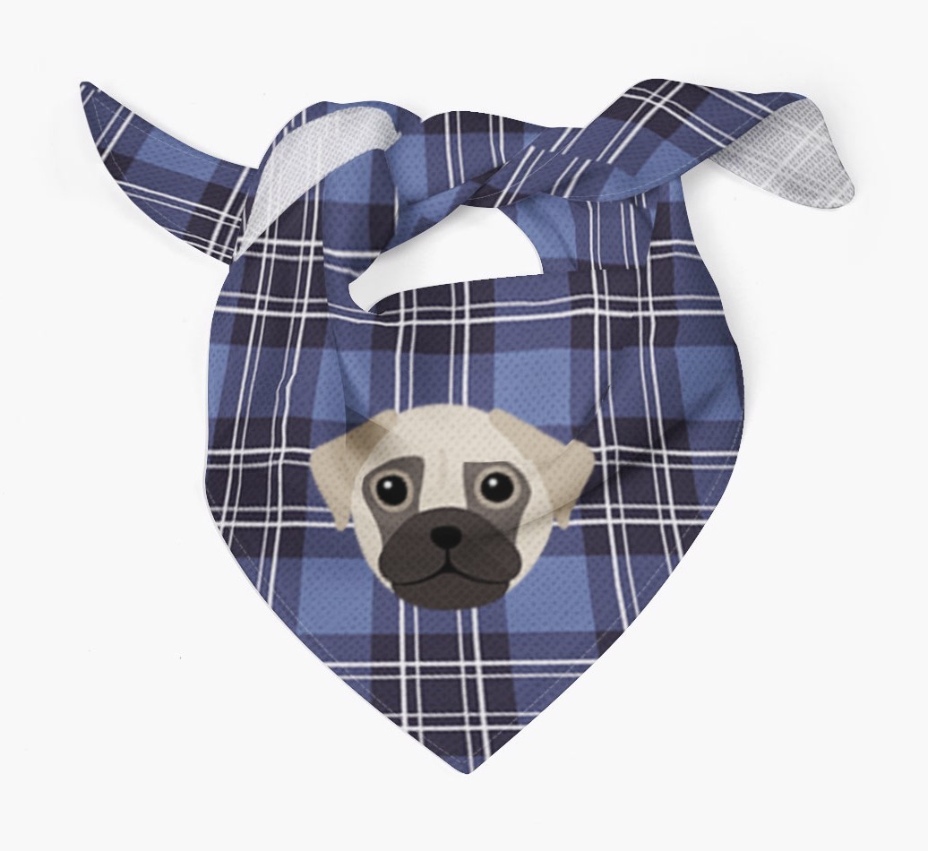 Scottish Tartan Pattern - Personalized {breedFullName} Bandana