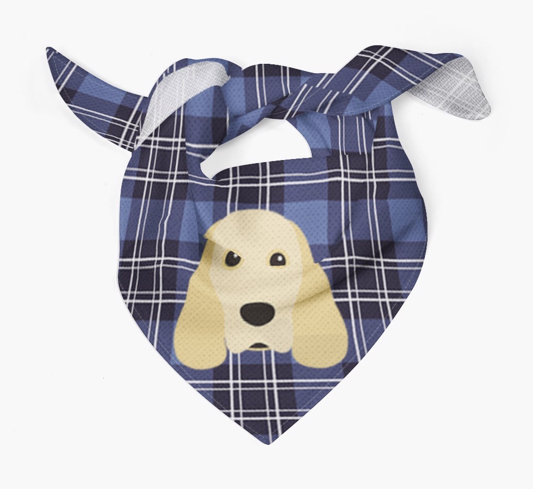 Scottish Tartan Pattern - Personalized {breedFullName} Bandana