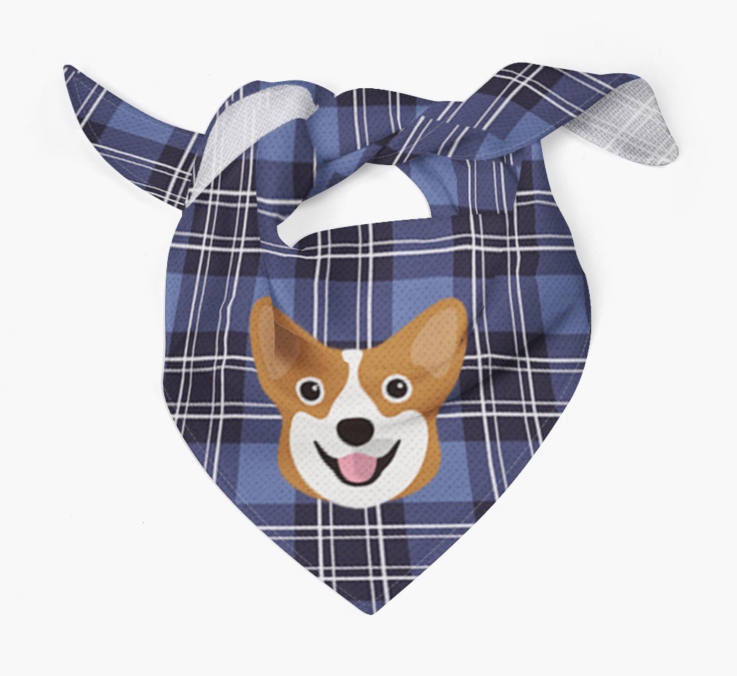 Scottish Tartan Pattern - Personalized {breedFullName} Bandana