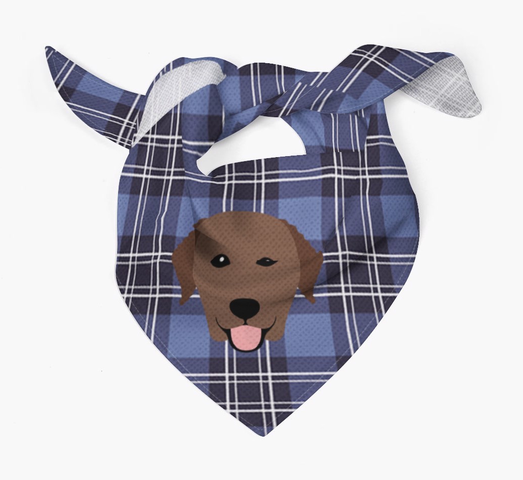 Scottish Tartan Pattern - Personalized {breedFullName} Bandana