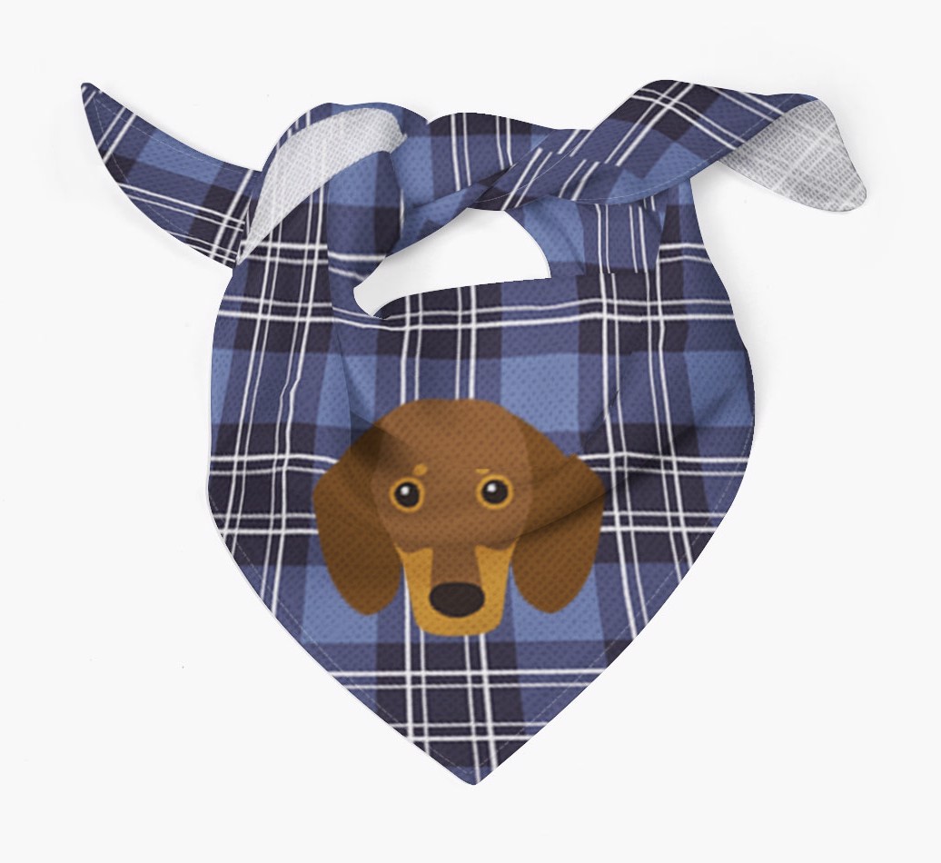 Scottish Tartan Pattern - Personalized {breedFullName} Bandana