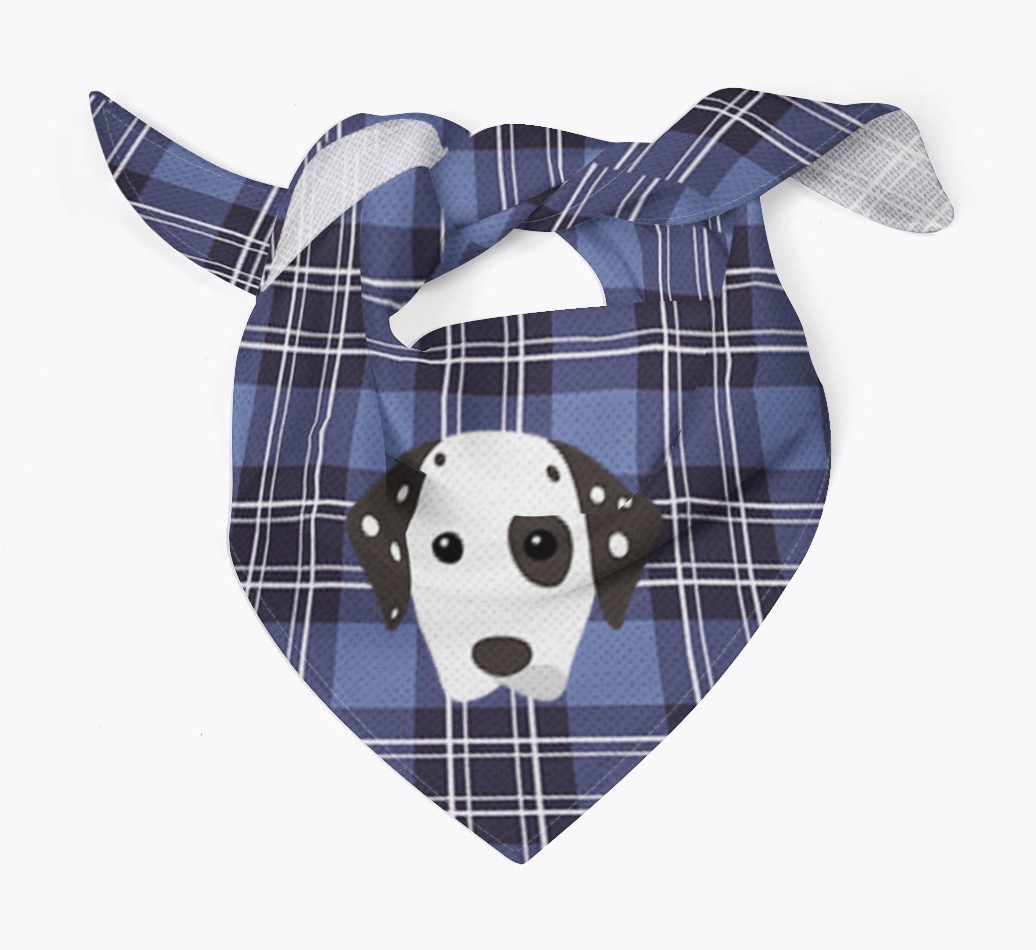 Scottish Tartan Pattern - Personalized {breedFullName} Bandana