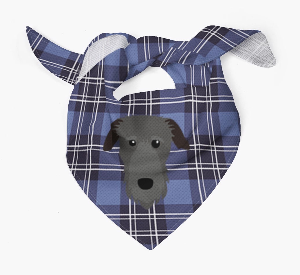 Scottish Tartan Pattern - Personalized {breedFullName} Bandana