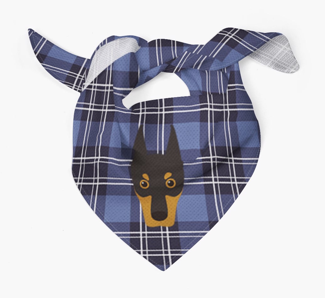 Scottish Tartan Pattern - Personalized {breedFullName} Bandana