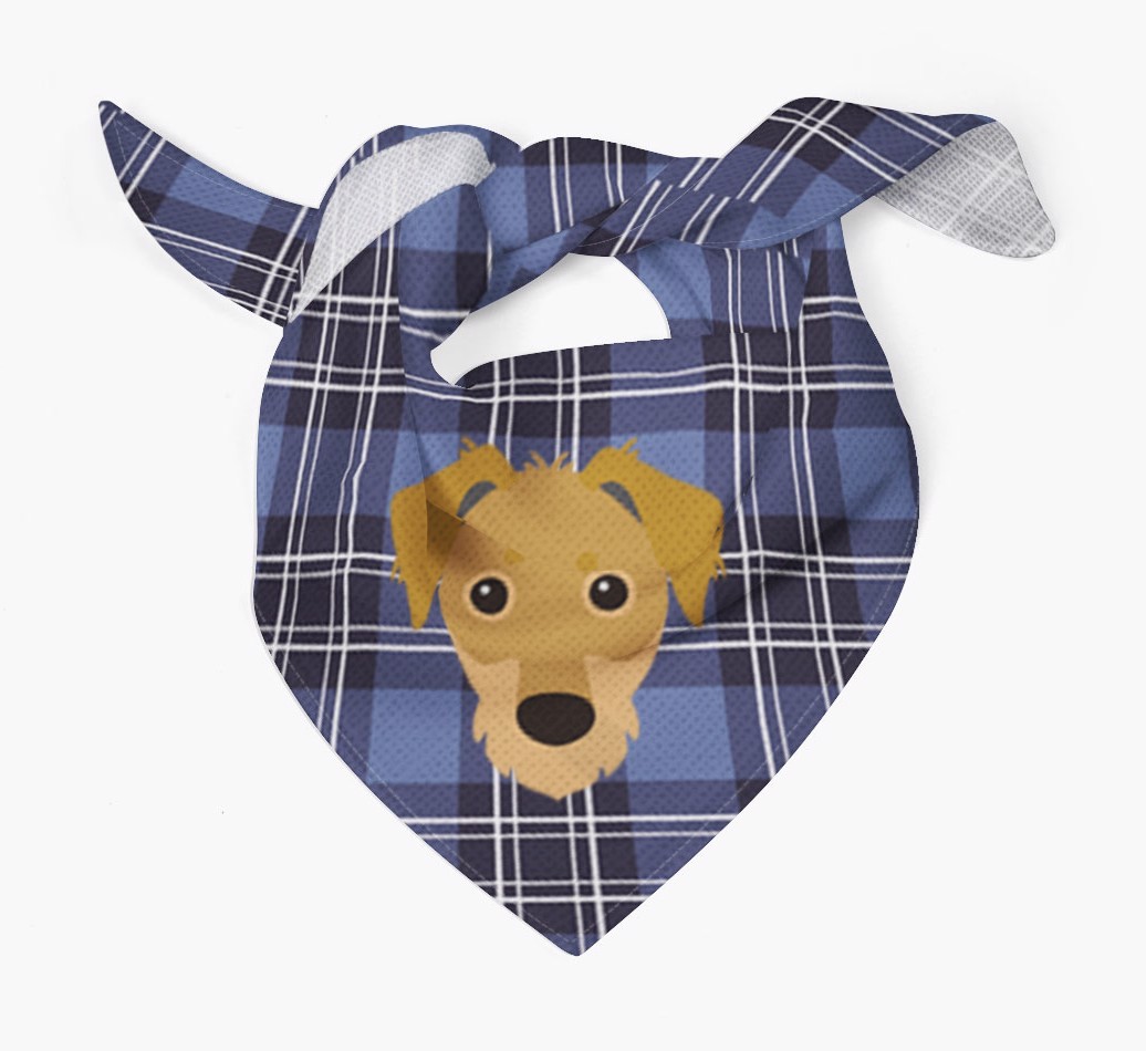 Scottish Tartan Pattern - Personalized {breedFullName} Bandana