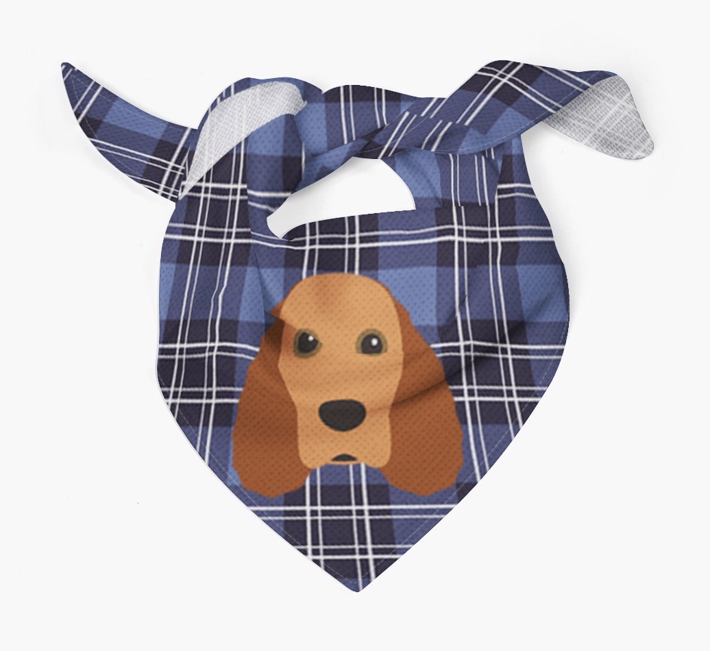 Scottish Tartan Pattern - Personalized {breedFullName} Bandana