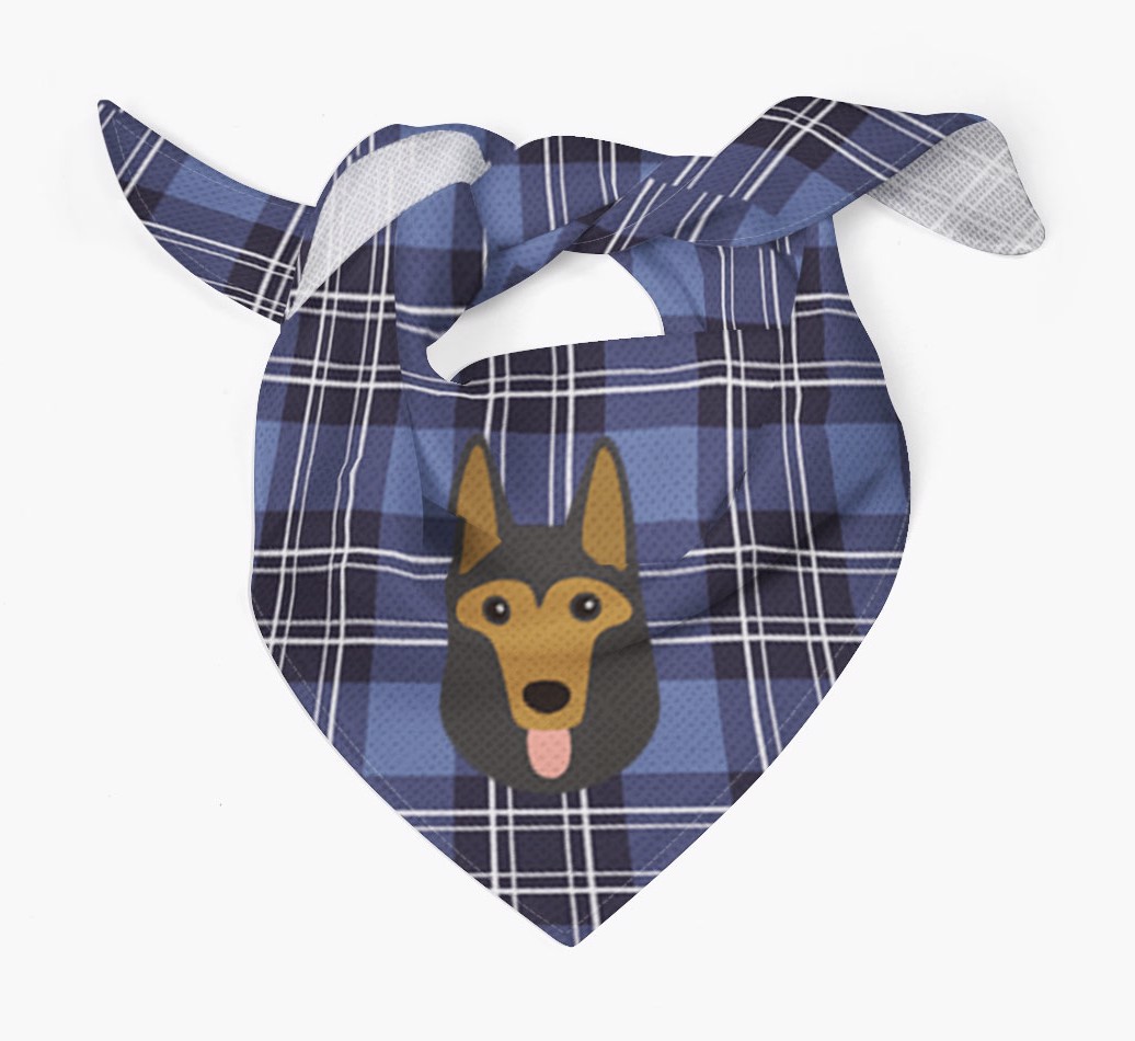 Scottish Tartan Pattern - Personalized {breedFullName} Bandana