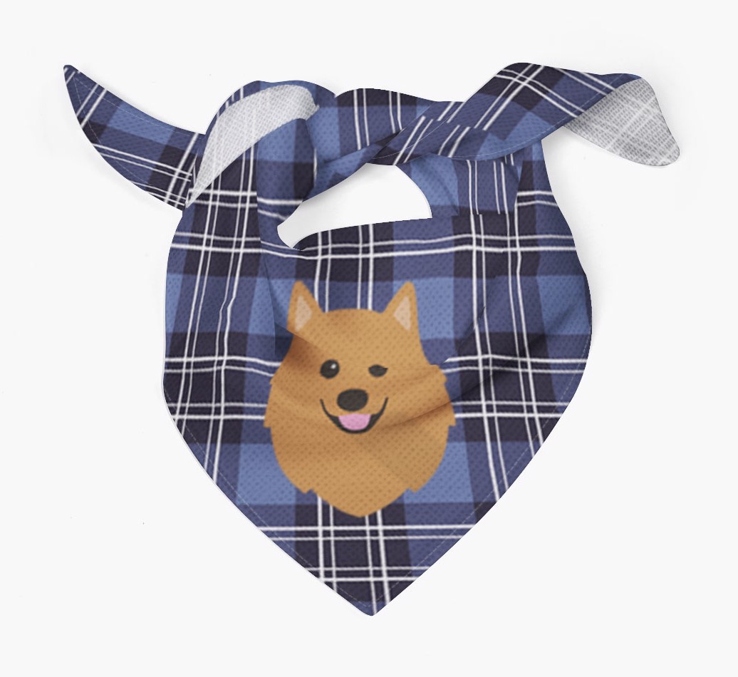 Scottish Tartan Pattern - Personalized {breedFullName} Bandana