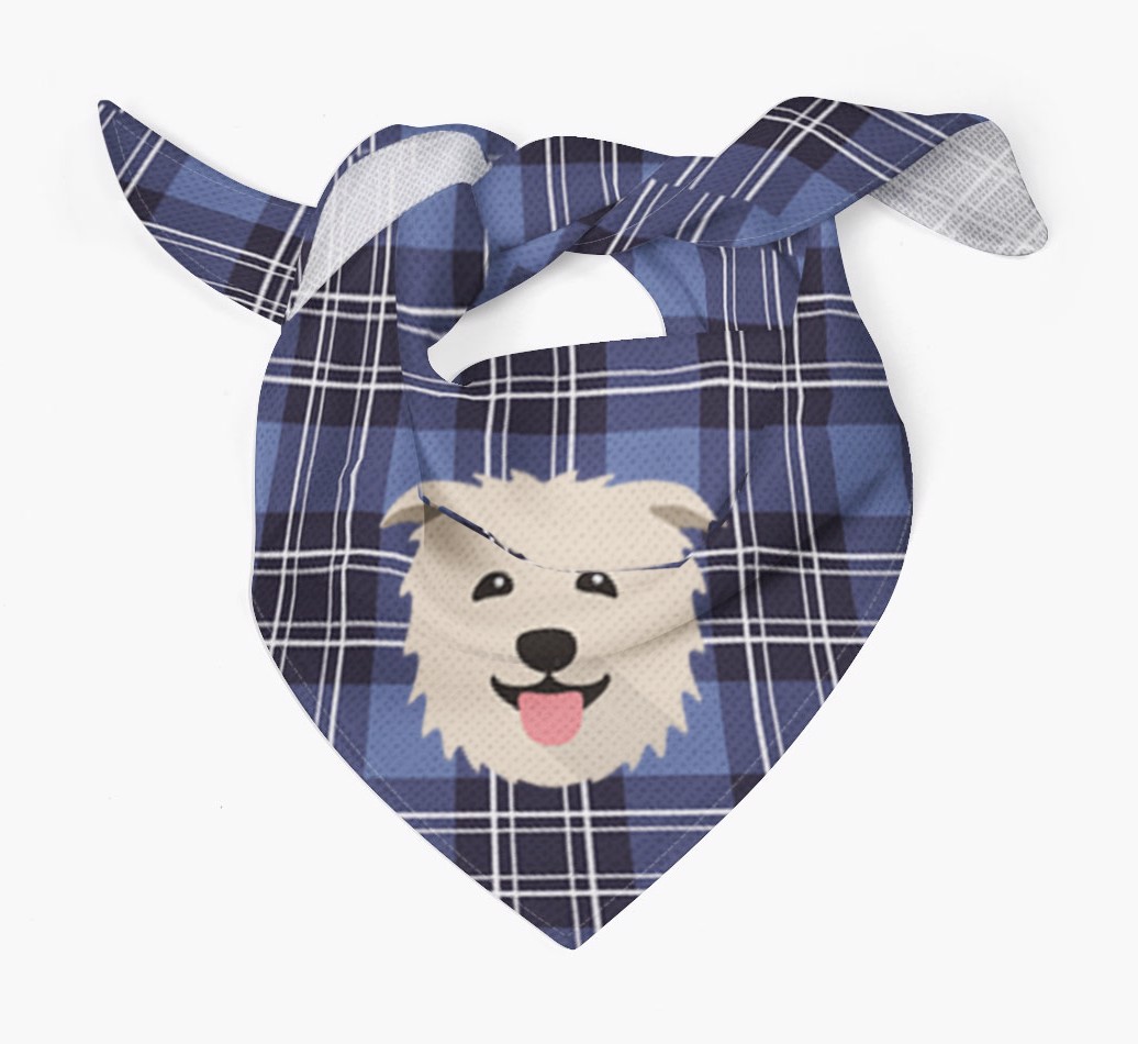 Scottish Tartan Pattern - Personalized {breedFullName} Bandana