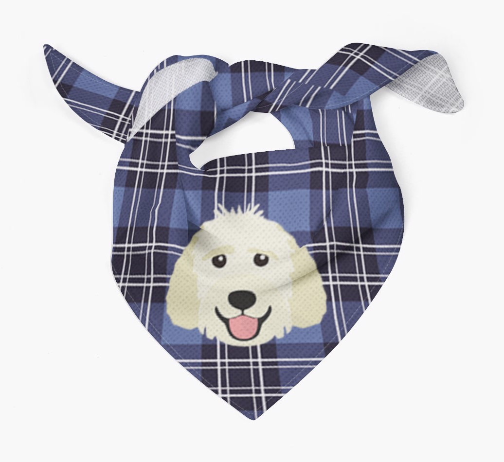 Scottish Tartan Pattern - Personalized {breedFullName} Bandana