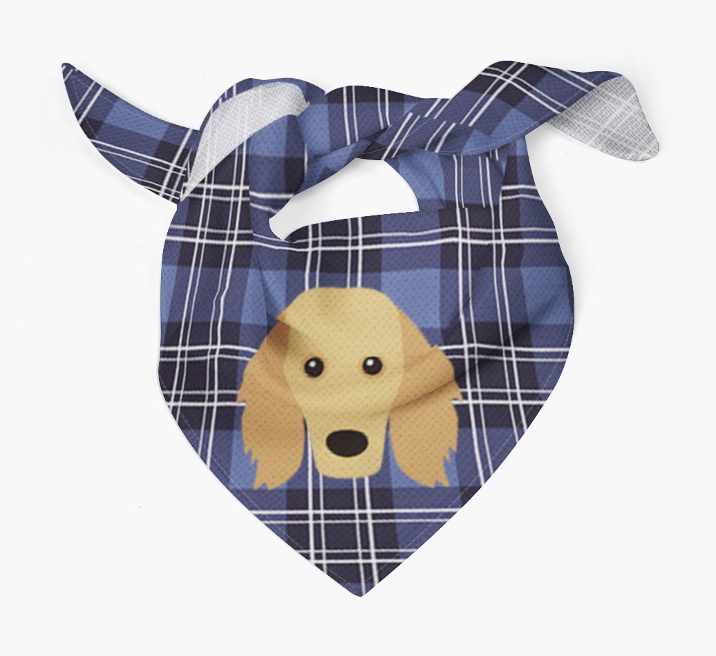 Scottish Tartan Pattern - Personalized {breedFullName} Bandana