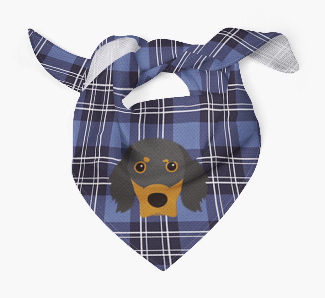Scottish Tartan Pattern - Personalized {breedFullName} Bandana