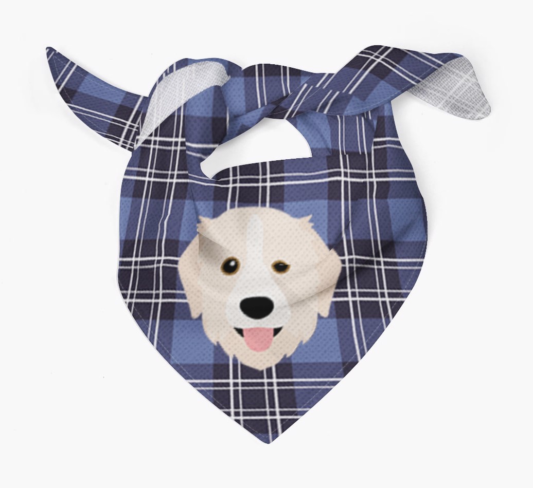 Scottish Tartan Pattern - Personalized {breedFullName} Bandana
