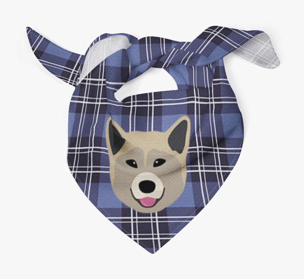 Scottish Tartan Pattern - Personalized {breedFullName} Bandana