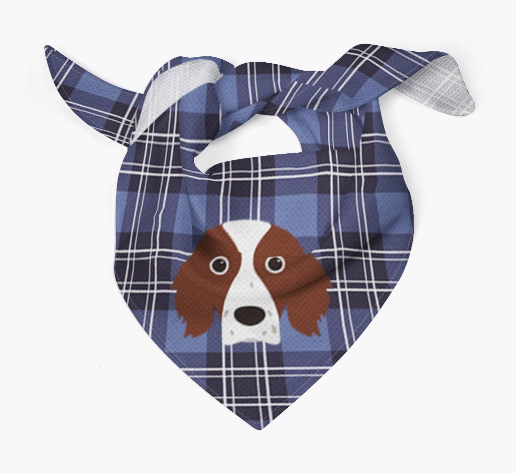 Scottish Tartan Pattern - Personalized {breedFullName} Bandana