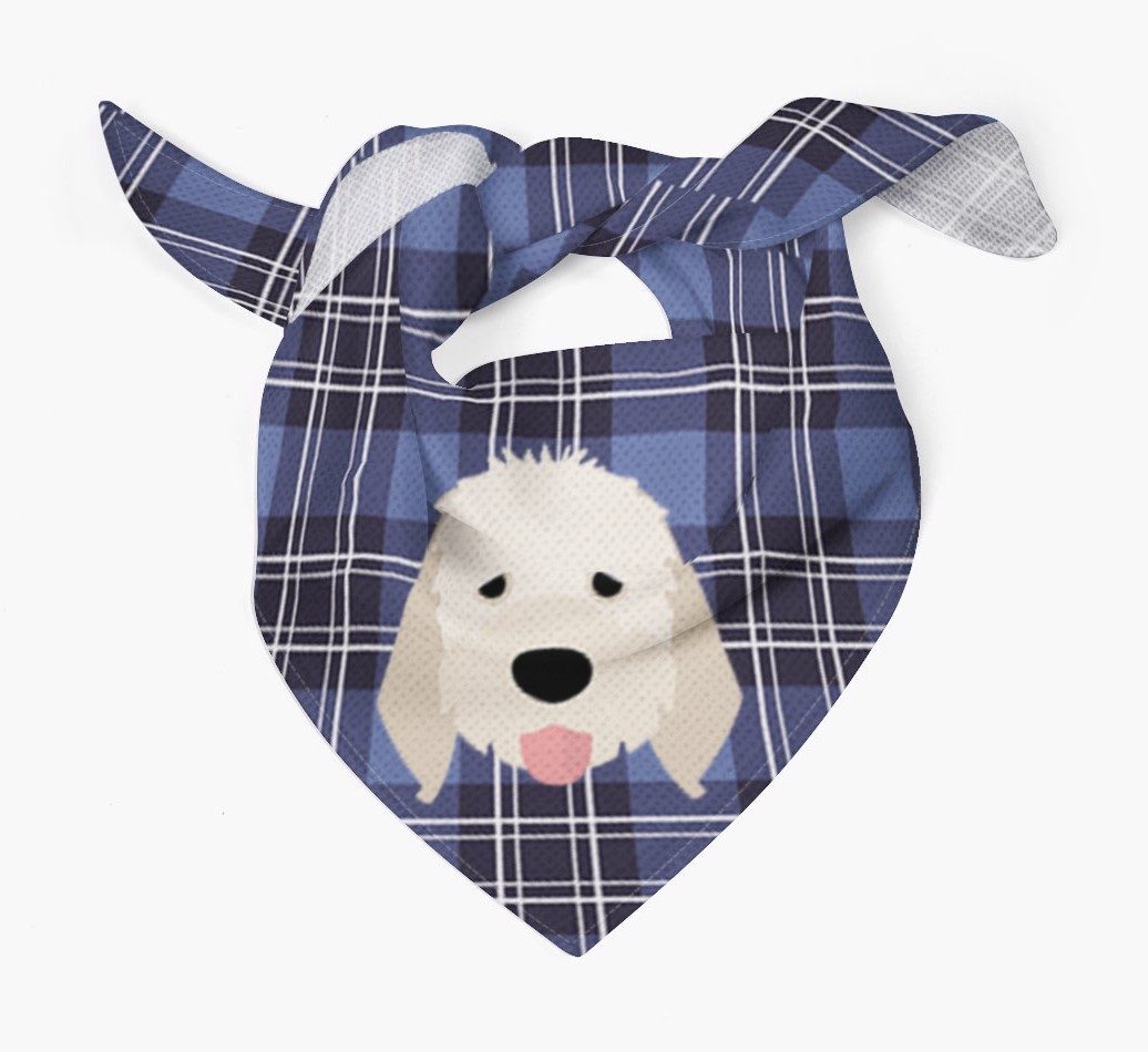 Scottish Tartan Pattern - Personalized {breedFullName} Bandana