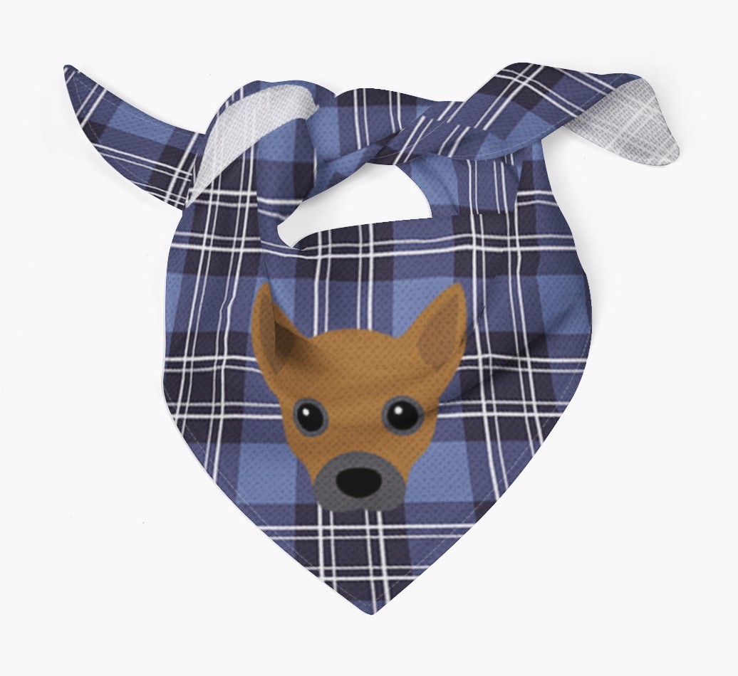Scottish Tartan Pattern - Personalized {breedFullName} Bandana