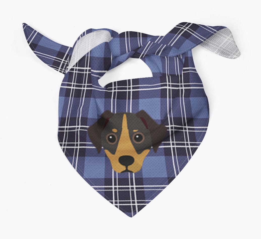 Scottish Tartan Pattern - Personalized {breedFullName} Bandana