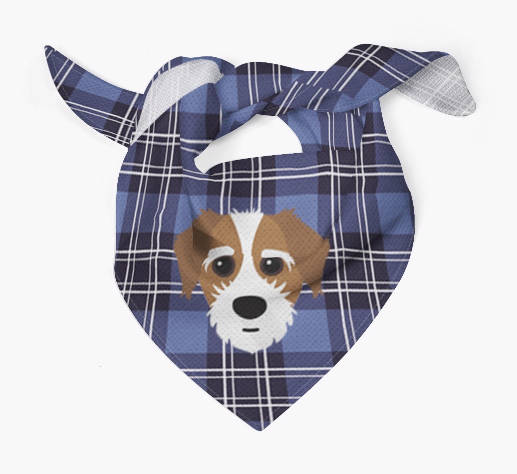 Scottish Tartan Pattern - Personalized {breedFullName} Bandana