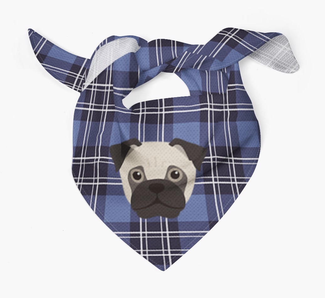 Scottish Tartan Pattern - Personalized {breedFullName} Bandana