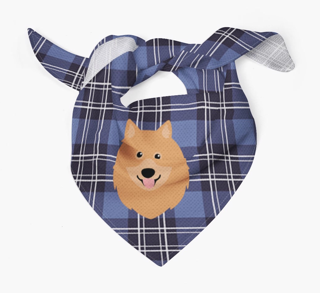Scottish Tartan Pattern - Personalized {breedFullName} Bandana