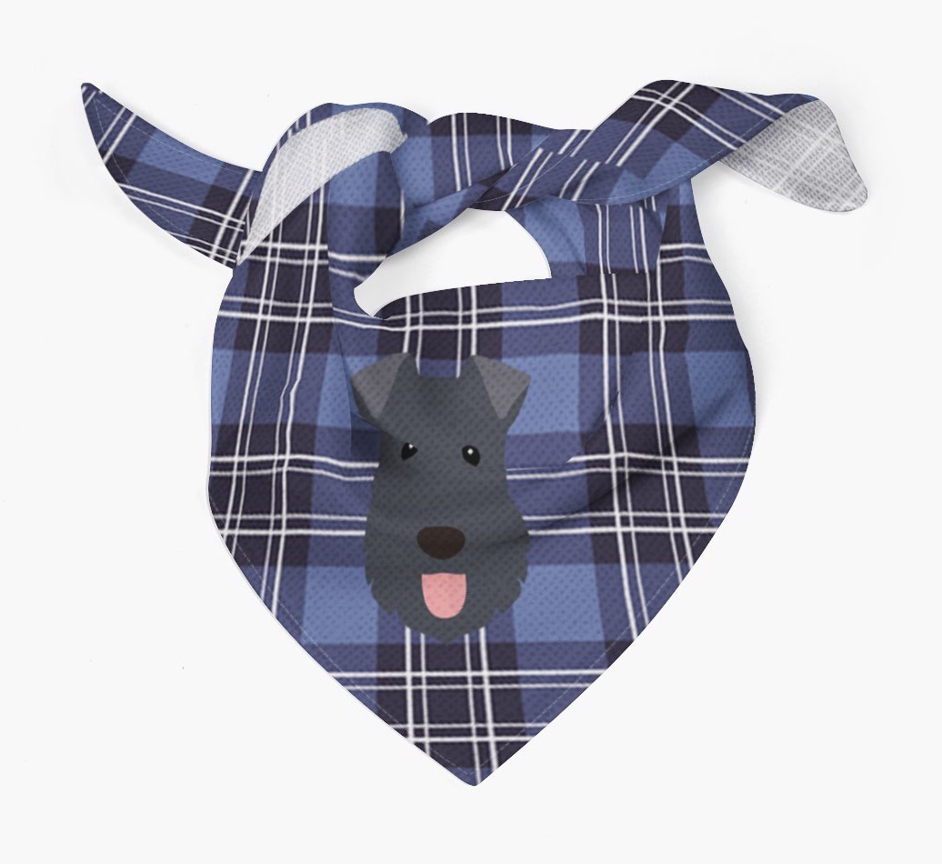 Scottish Tartan Pattern - Personalized {breedFullName} Bandana
