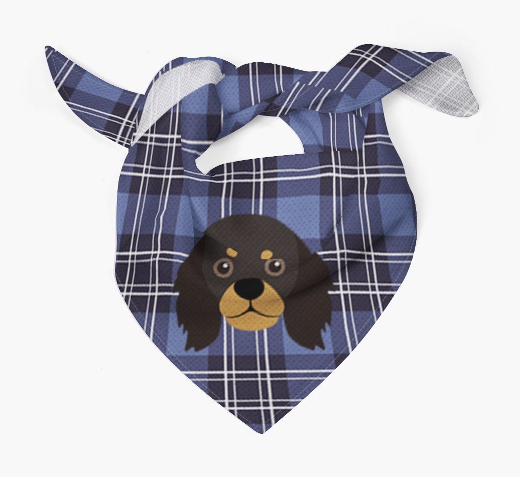 Scottish Tartan Pattern - Personalized {breedFullName} Bandana