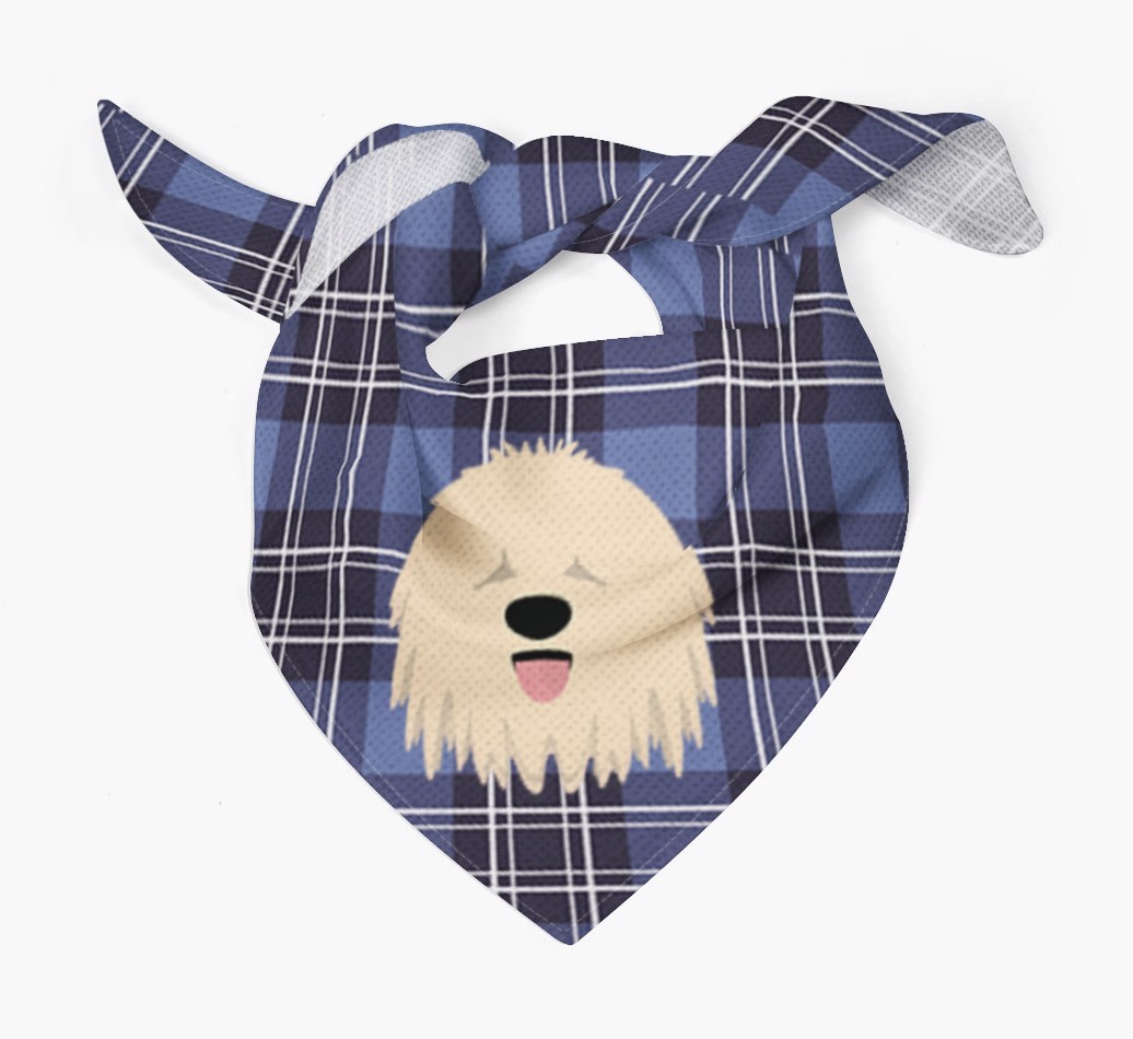 Scottish Tartan Pattern - Personalized {breedFullName} Bandana