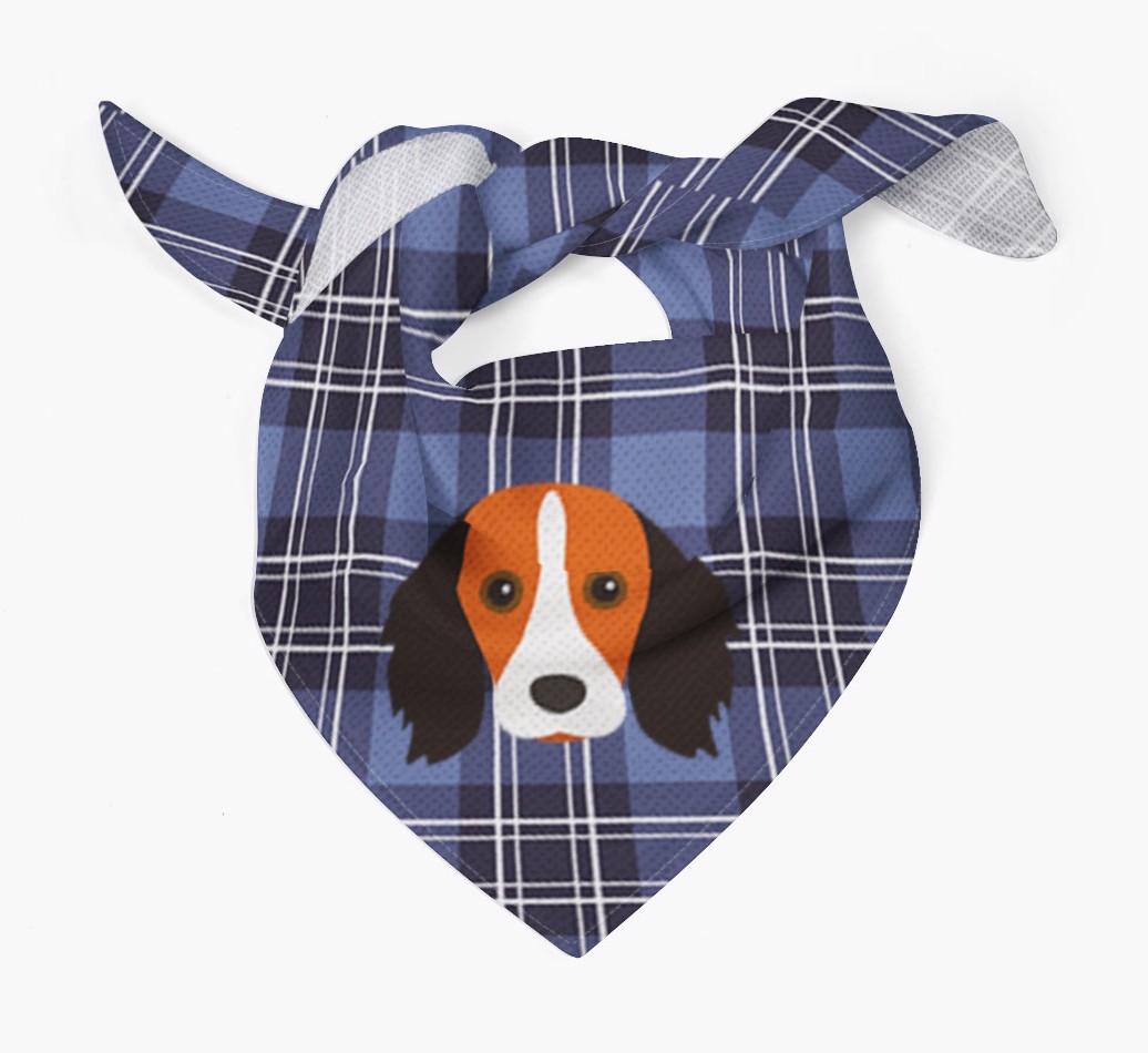 Scottish Tartan Pattern - Personalized {breedFullName} Bandana
