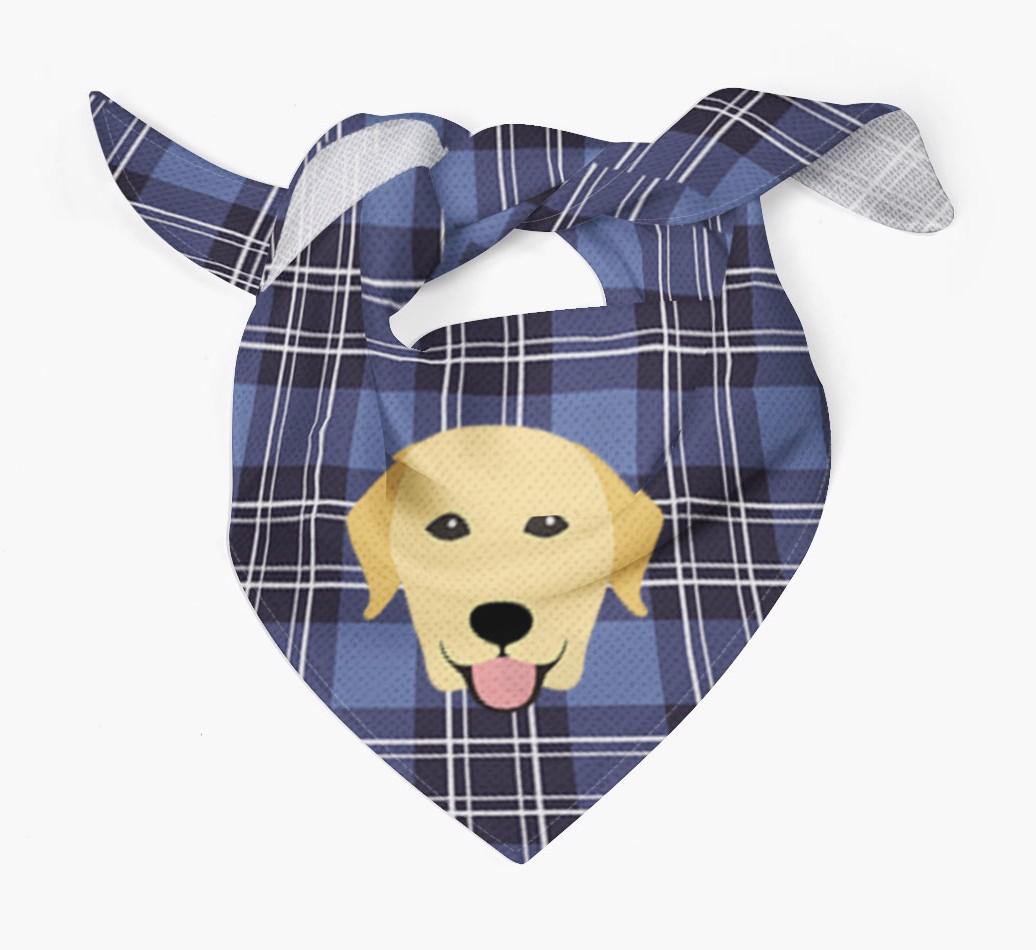 Scottish Tartan Pattern - Personalized {breedFullName} Bandana