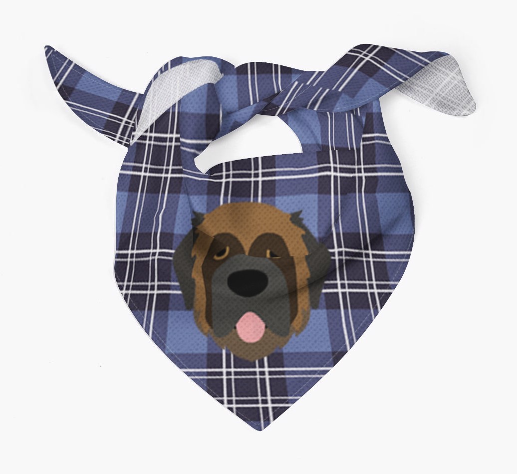 Scottish Tartan Pattern - Personalized {breedFullName} Bandana