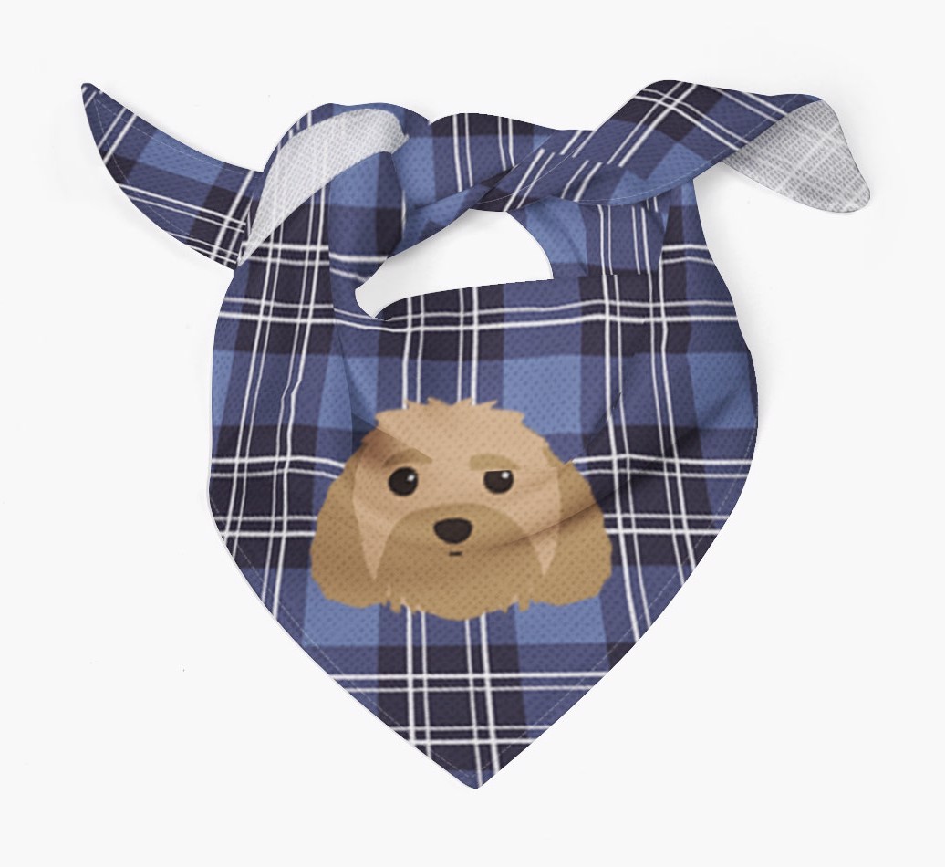 Scottish Tartan Pattern - Personalized {breedFullName} Bandana
