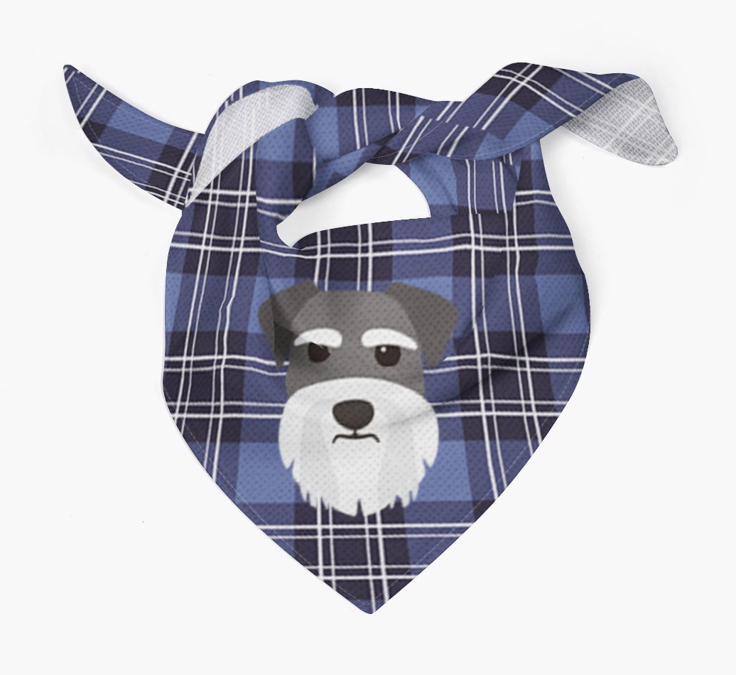 Scottish Tartan Pattern - Personalized {breedFullName} Bandana