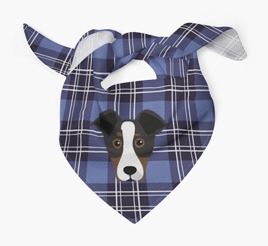 Scottish Tartan Pattern - Personalized {breedFullName} Bandana