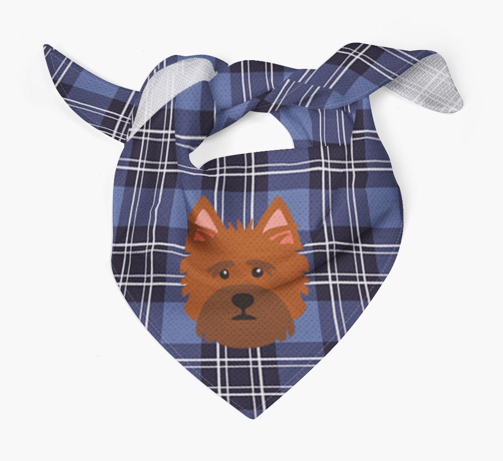 Scottish Tartan Pattern - Personalized {breedFullName} Bandana