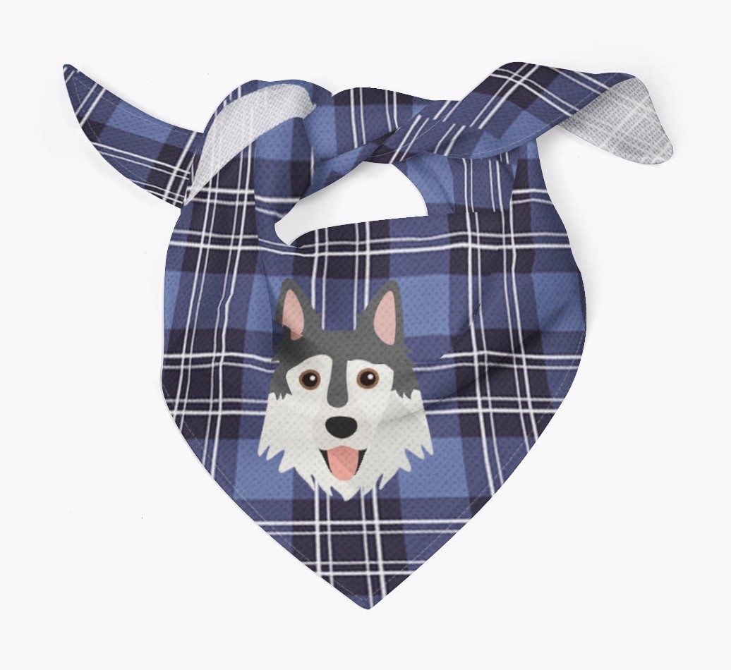 Scottish Tartan Pattern - Personalized {breedFullName} Bandana